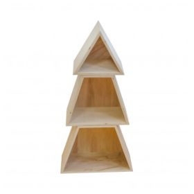 ARBRE DE NOEL BOIS 3 PIECES