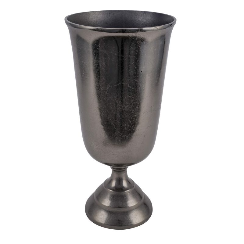 VASE NOIR SUR PIED