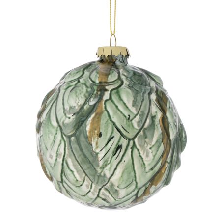 BOULE DE NOËL VERT CLAIR BOITE DE 6