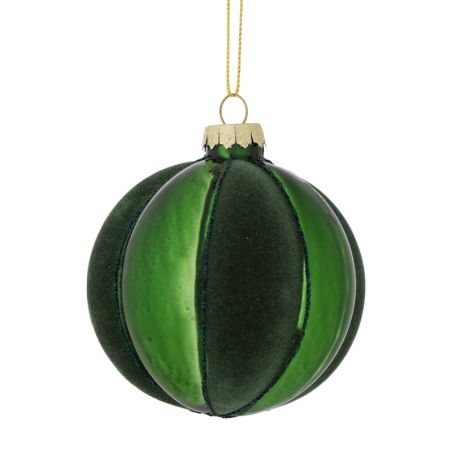 BOULE DE NOËL VERT BOITE DE 6