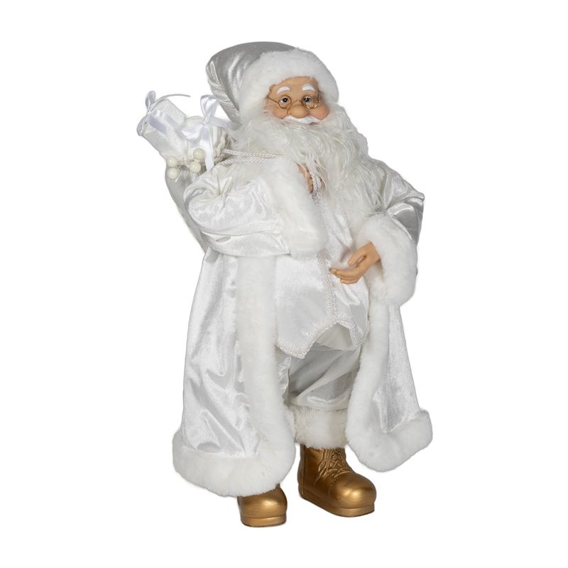 PÈRE NOËL BLANC POLIES