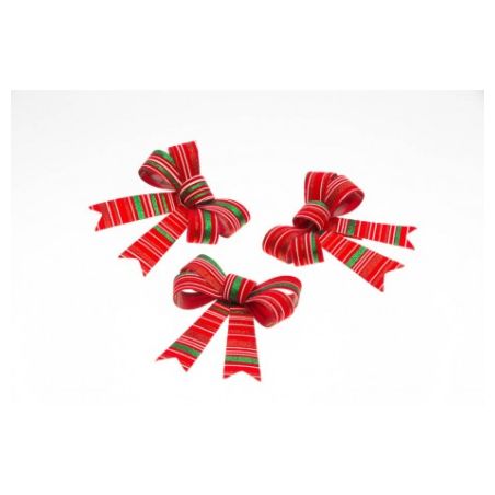 LOT DE 3 NŒUDS VELOURS CANDY