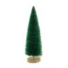 SAPIN VERT FORET SUR SOCLE BOIS