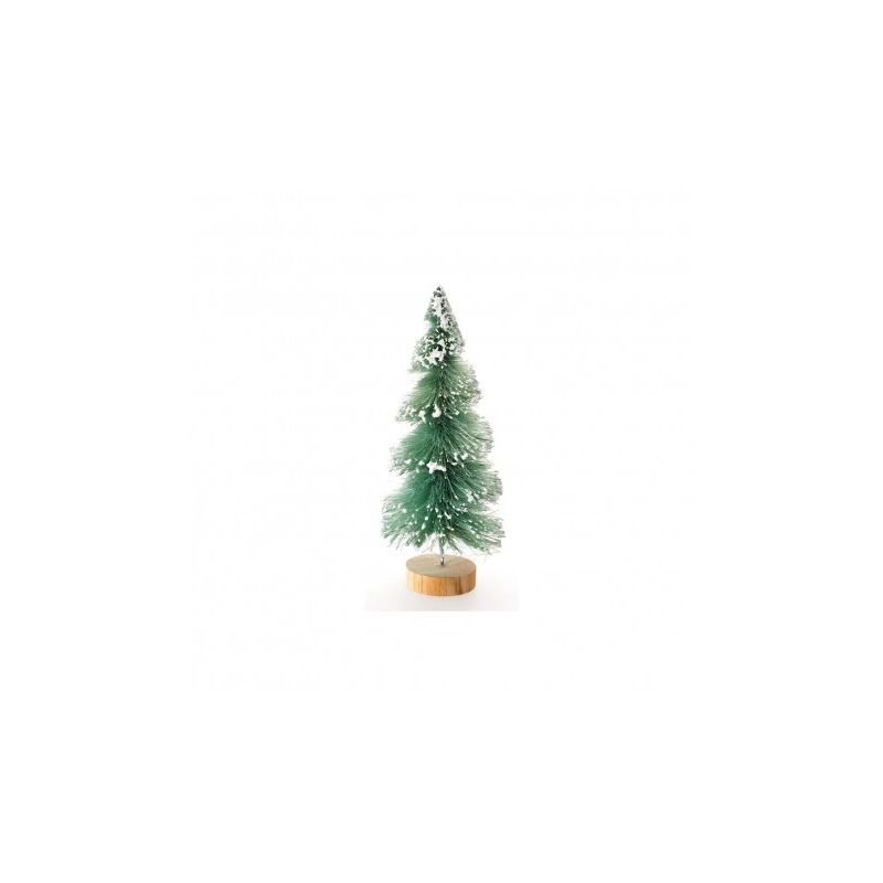 SAPIN TWIST SUR SOCLE EN BOIS