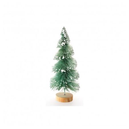 SAPIN TWIST SUR SOCLE EN BOIS