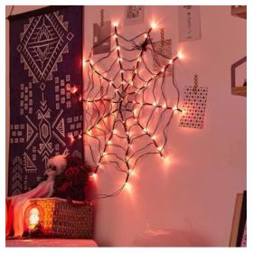 TOILE D'ARAIGNEE LUMINEUSE LED ROUGE