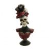 BUSTE SQUELETTE POLYRESINE DAY OF THE DEAD